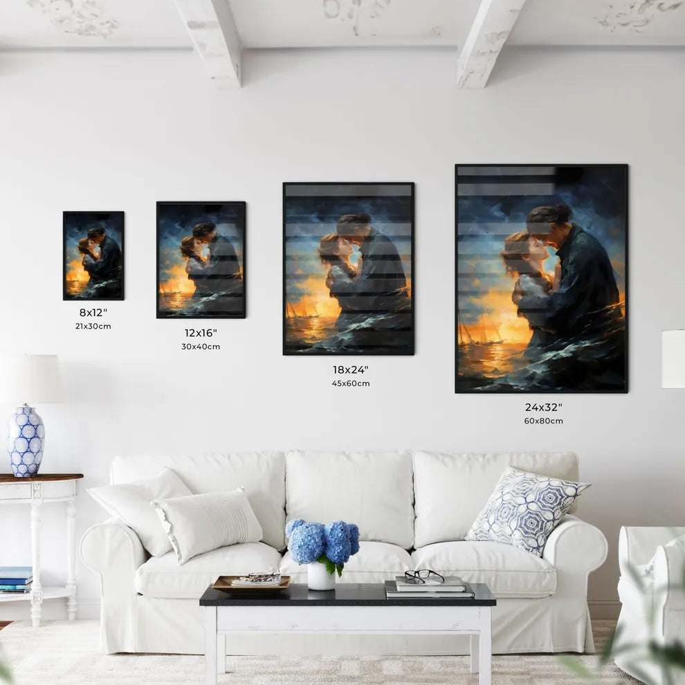 Fischer And His Wife At Stormy Night On The  - Kitchen Hangings