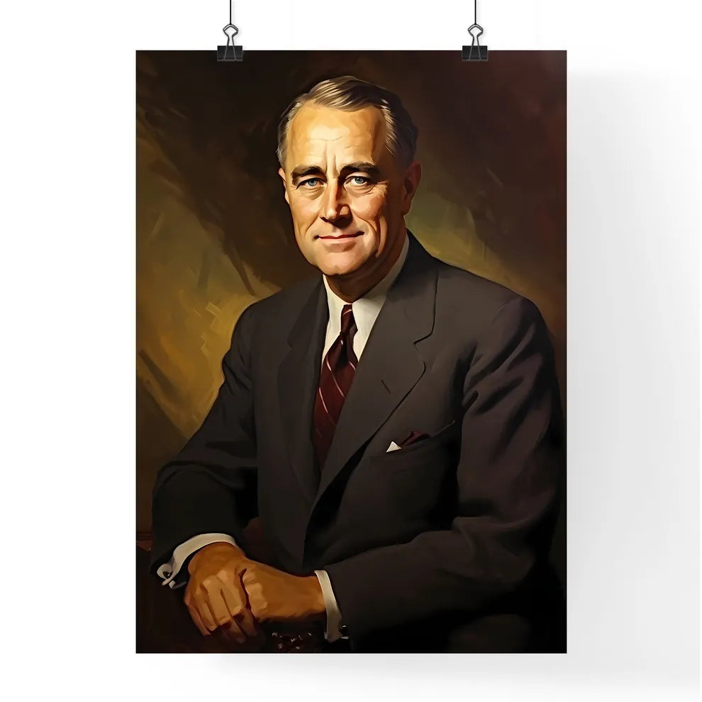 Franklin D Roosevelt 32Nd Us President  Poster