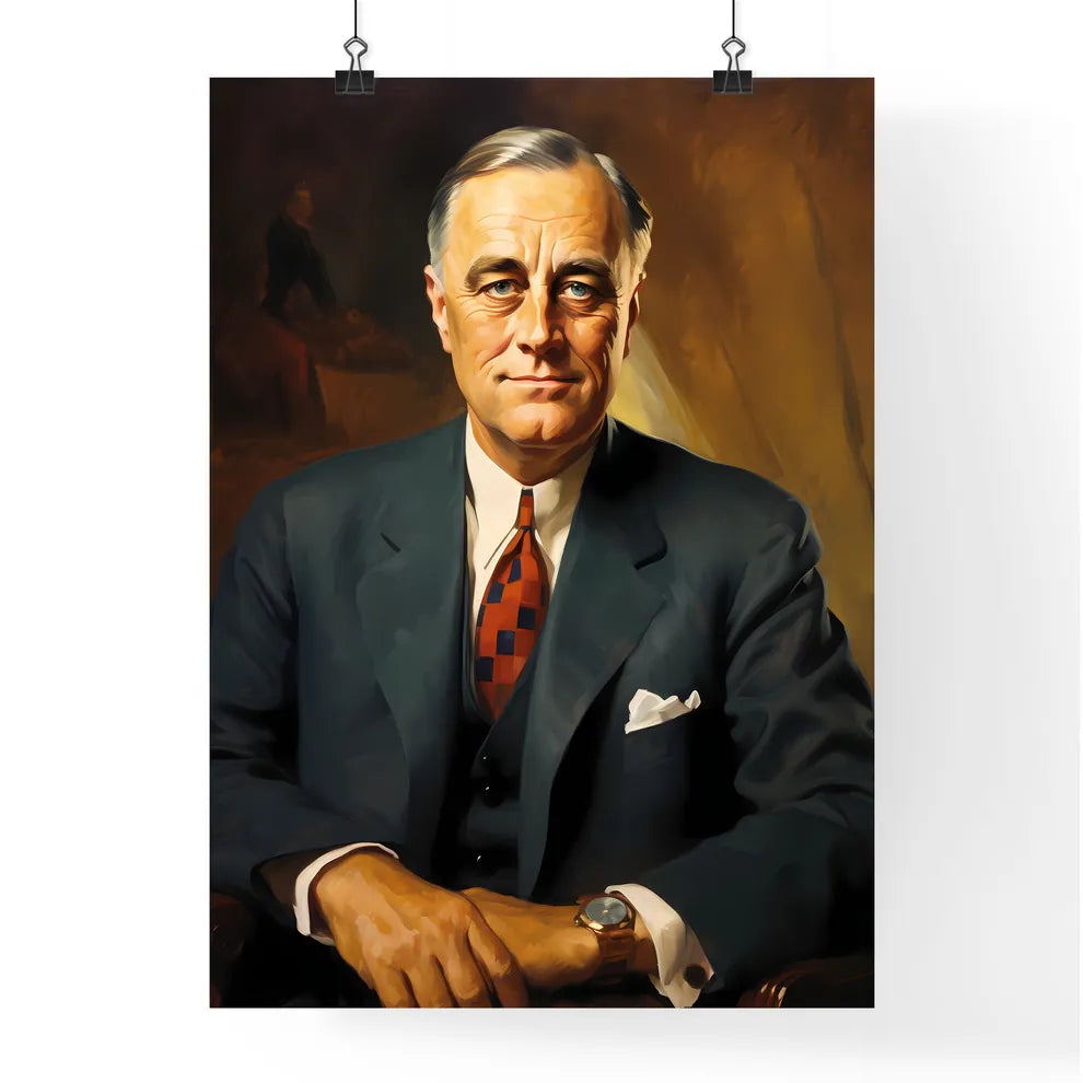 Franklin D Roosevelt 32Nd Us President  Poster