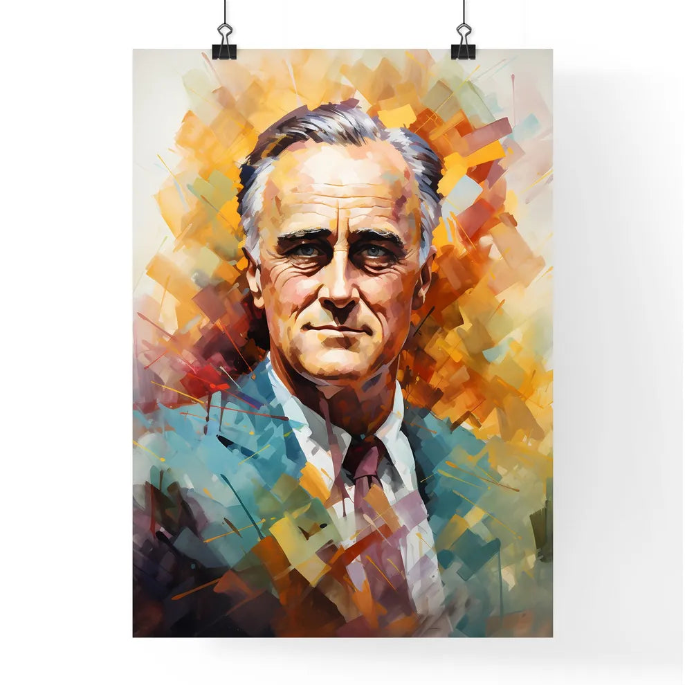 Franklin D Roosevelt 32Nd Us President  Poster