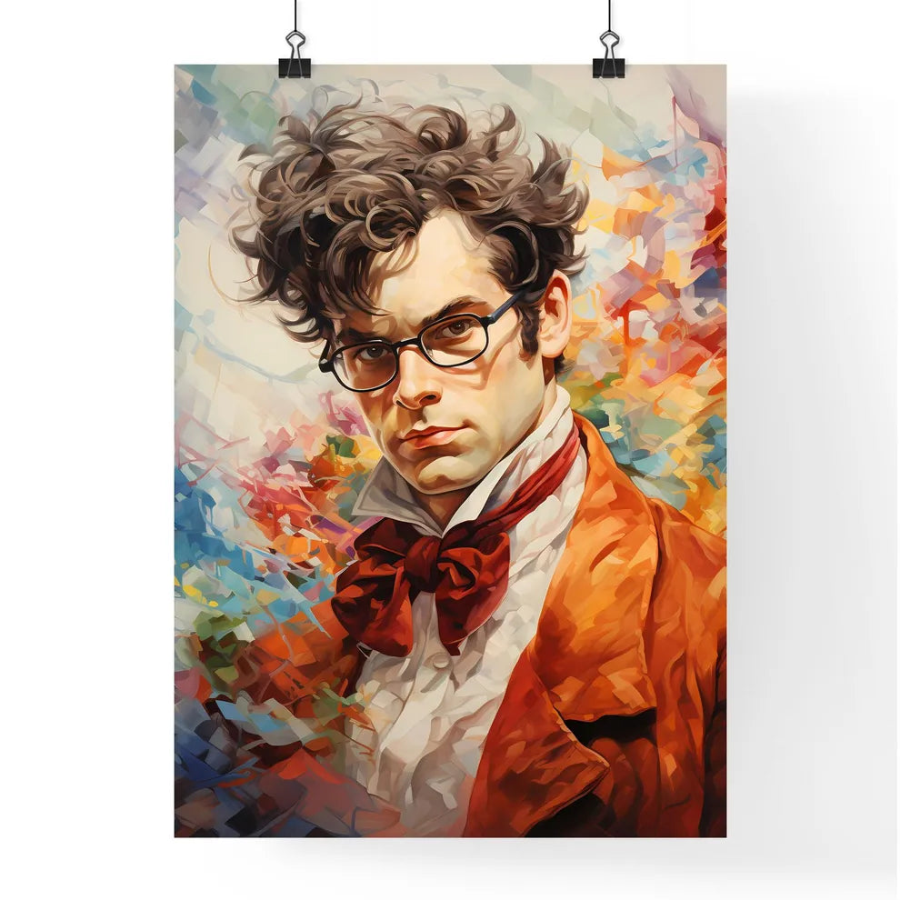 Franz Schubert Austrian Composer - A Man Wit Poster