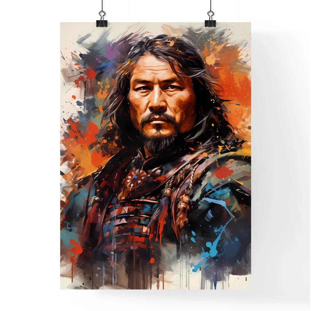 Genghis Khan Founder Of The Mongol Empire -  Poster