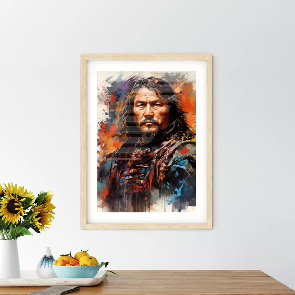 Genghis Khan Founder Of The Mongol Empire -  Framed Print