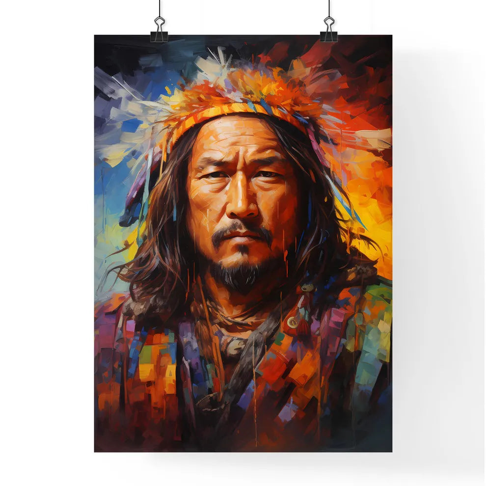 Genghis Khan Founder Of The Mongol Empire -  Poster