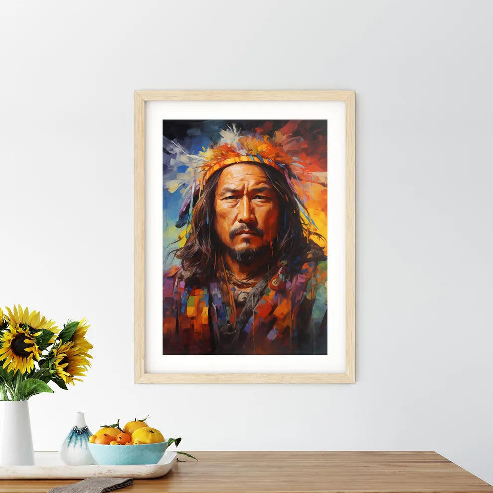 Genghis Khan Founder Of The Mongol Empire -  Framed Print