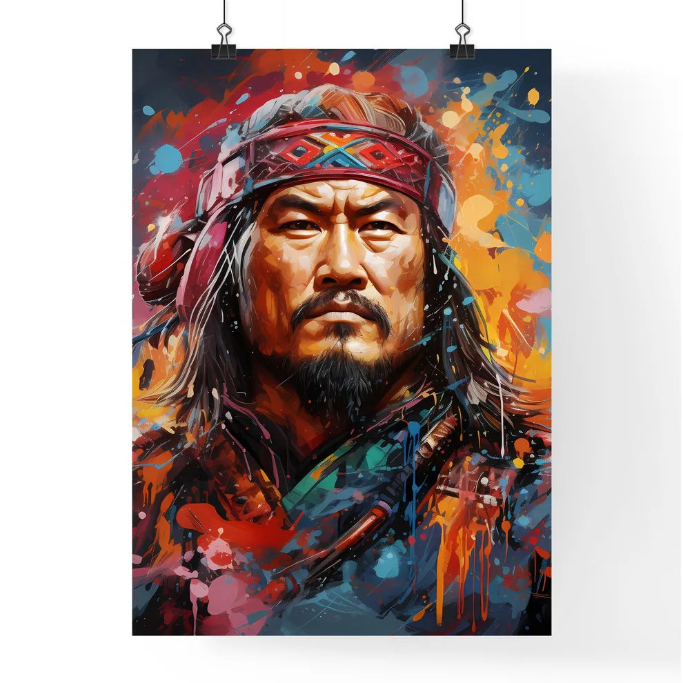 Genghis Khan Founder Of The Mongol Empire  Poster