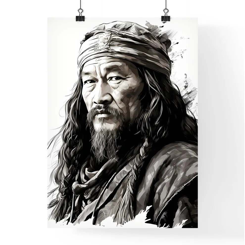 Genghis Khan Founder Of The Mongol Empire -  Poster