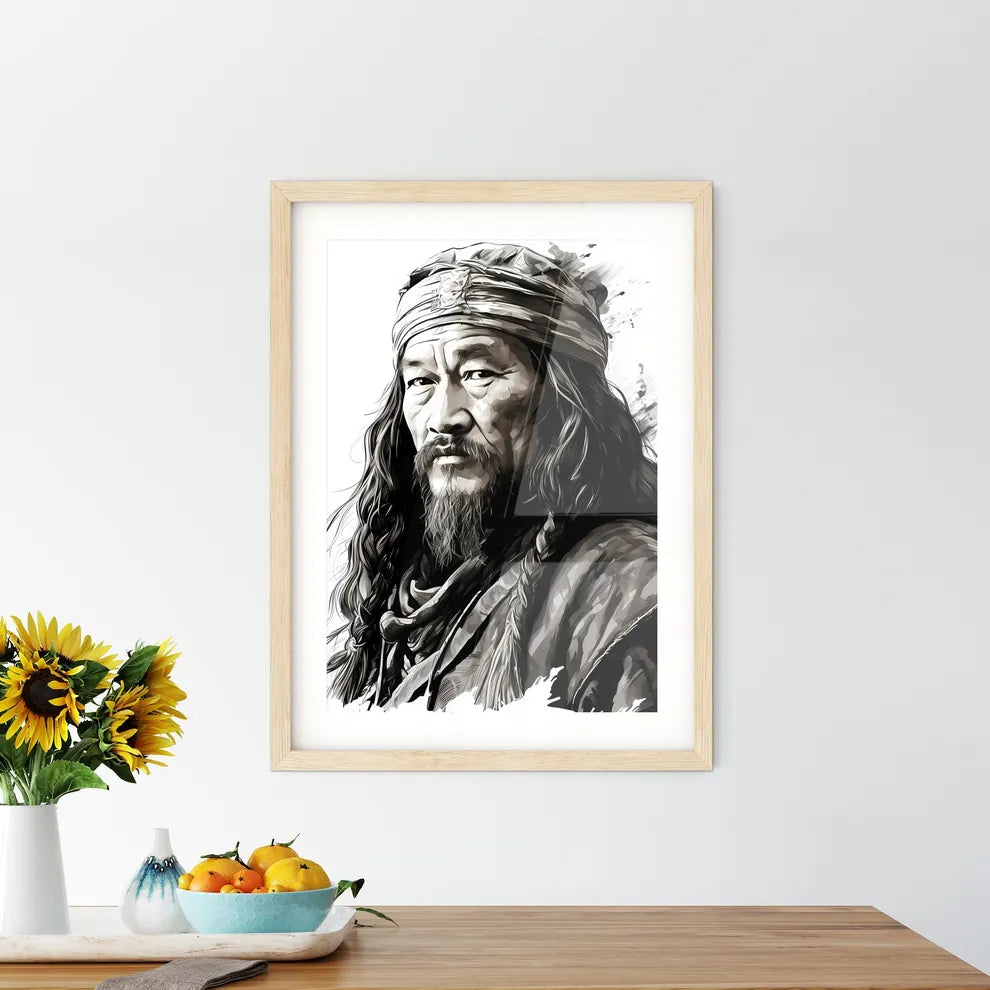 Genghis Khan Founder Of The Mongol Empire -  Framed Print
