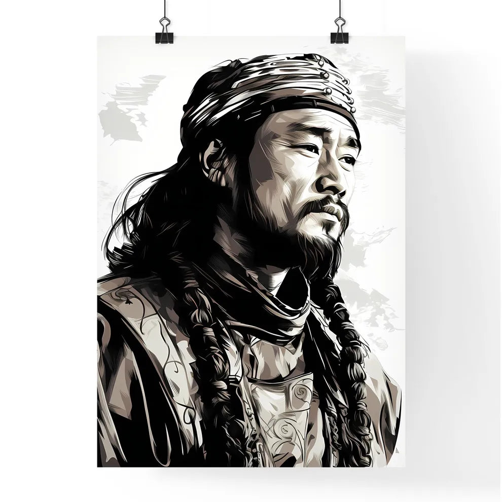 Genghis Khan Founder Of The Mongol Empire -  Poster