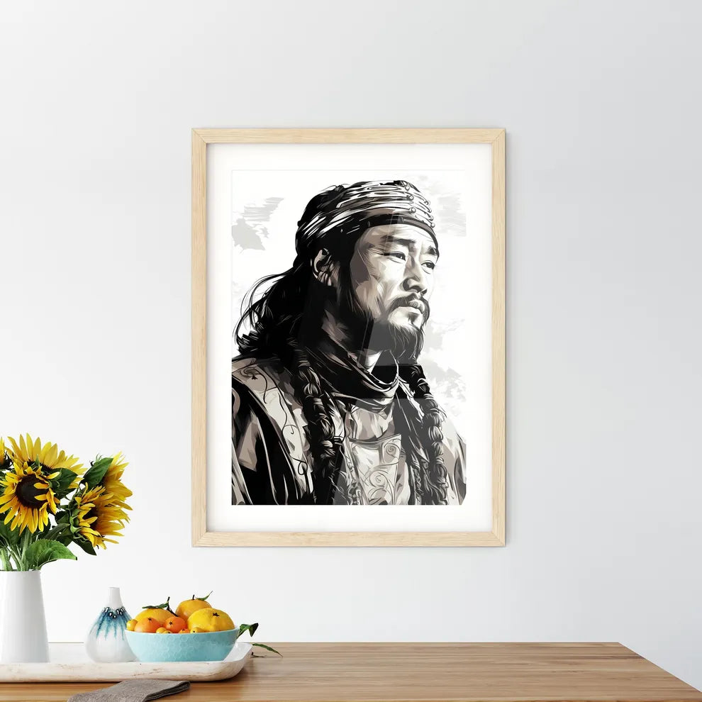 Genghis Khan Founder Of The Mongol Empire -  Framed Print