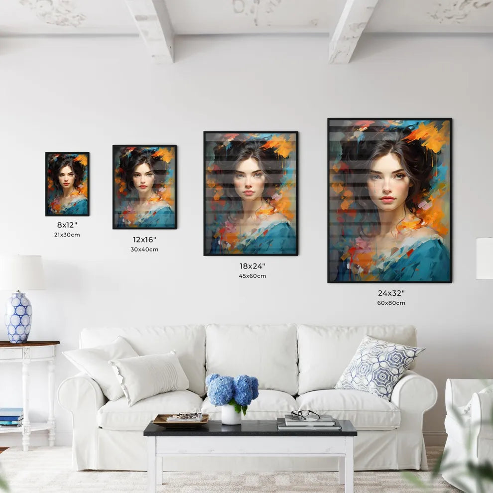 Hand-Drawn Art Painting As Classical Portrai - Kitchen Hangings