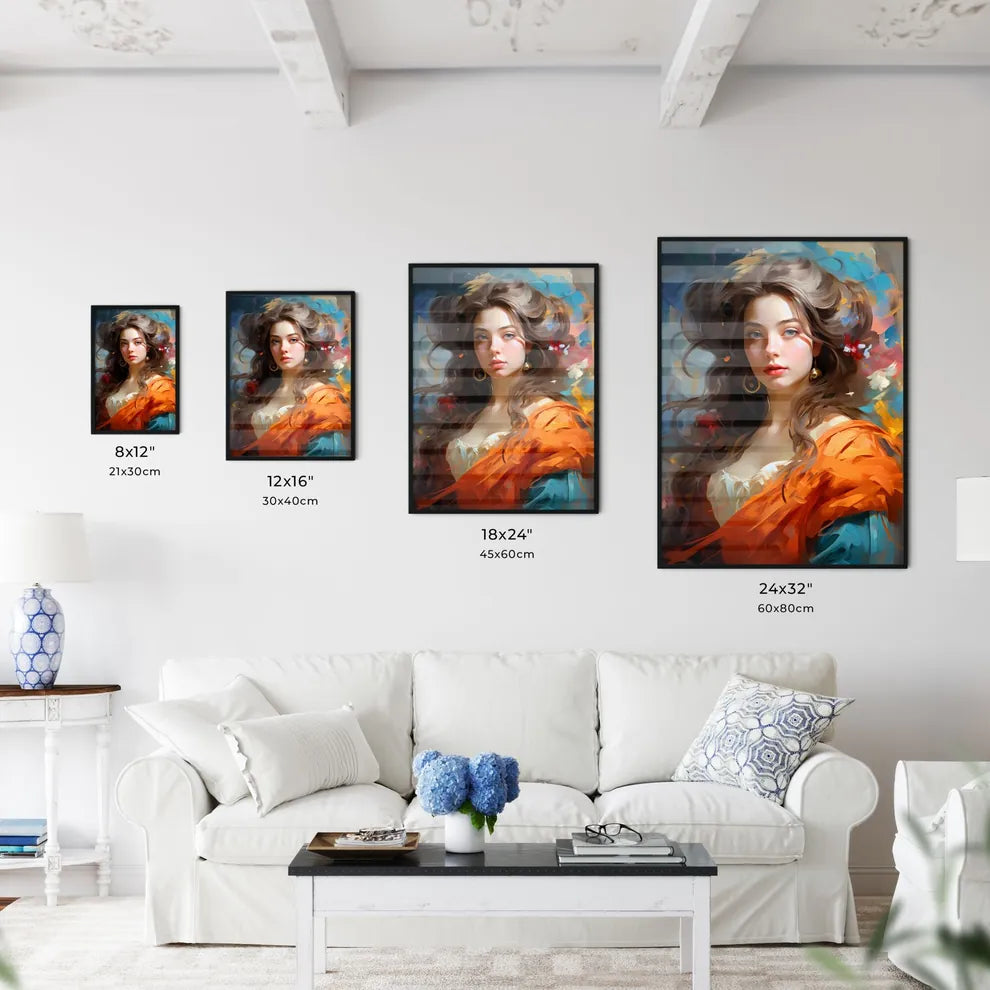 Hand-Drawn Art Painting As Classical Portrai - Kitchen Hangings