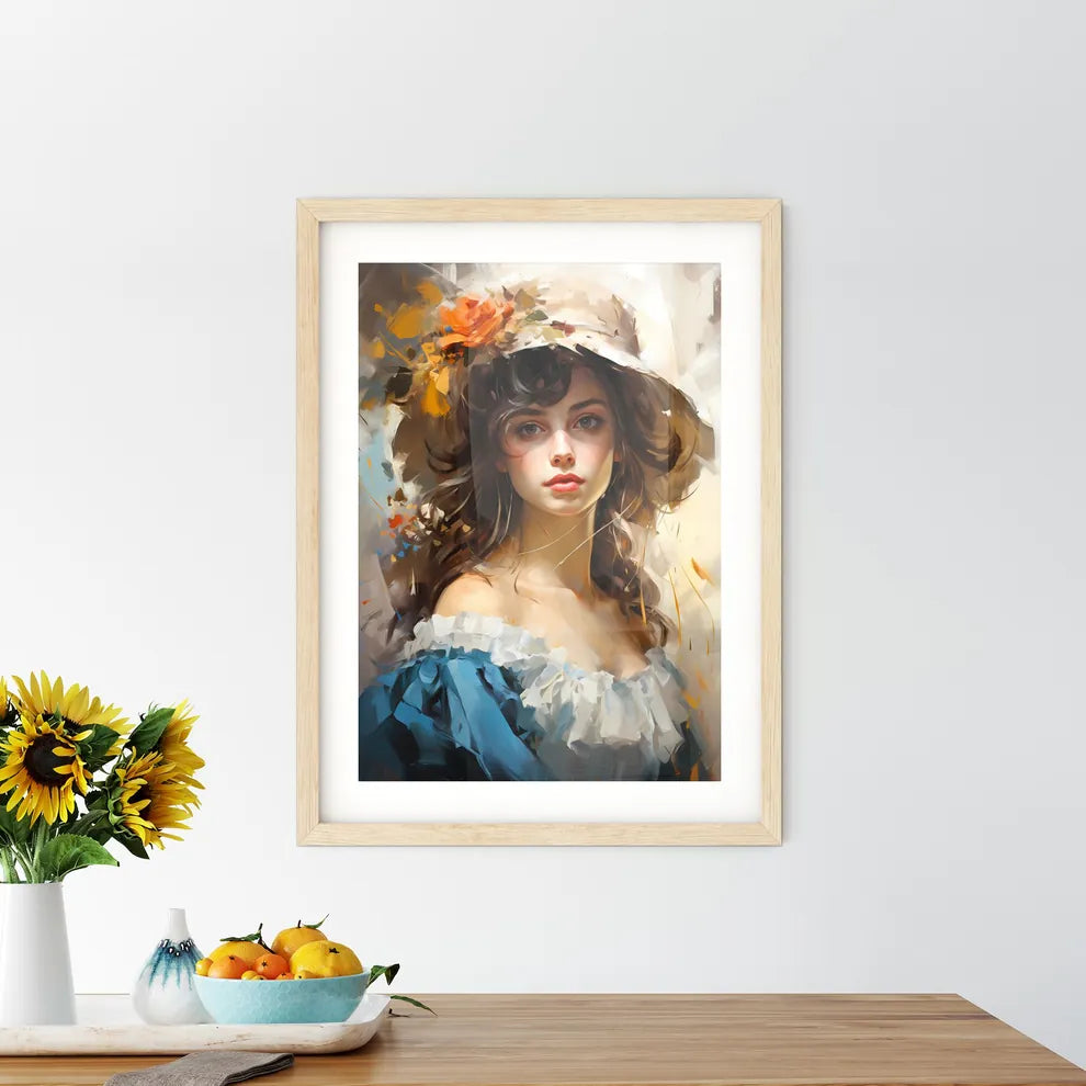 Jane Austen English Novelist - A Woman In A Framed Print