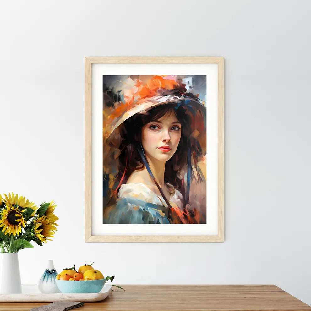 Jane Austen English Novelist - A Woman Wear Framed Print