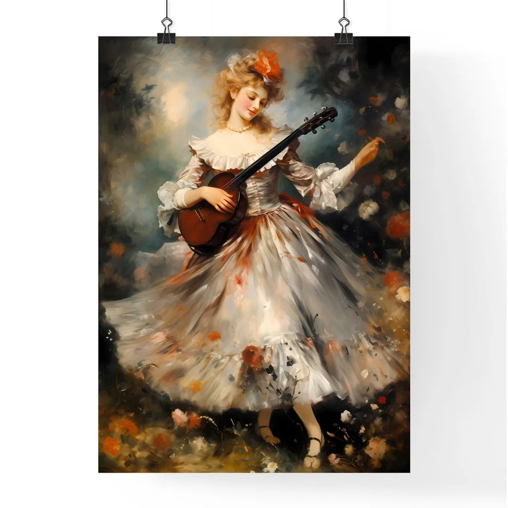 Jean-Antoine Watteau French Painter - A Woma Poster