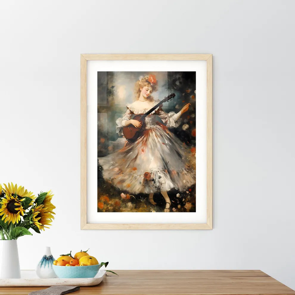 Jean-Antoine Watteau French Painter - A Woma Framed Print