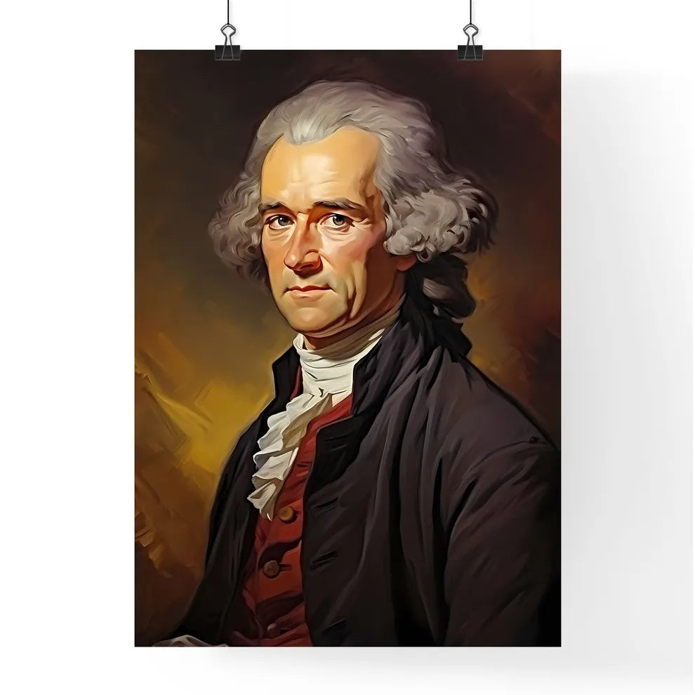 Jean-Jacques Rousseau Genevan Philosopher - A Painting Of A Man Default Title