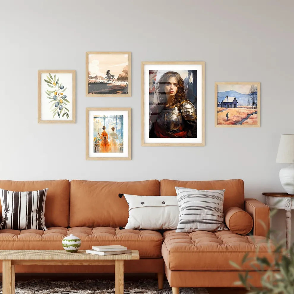 Joan Of Arc French Martyr Saint And Military Wall Art