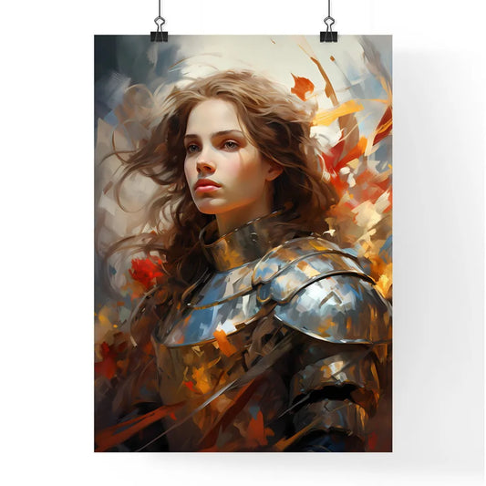 Joan Of Arc French Martyr Saint And Military Poster