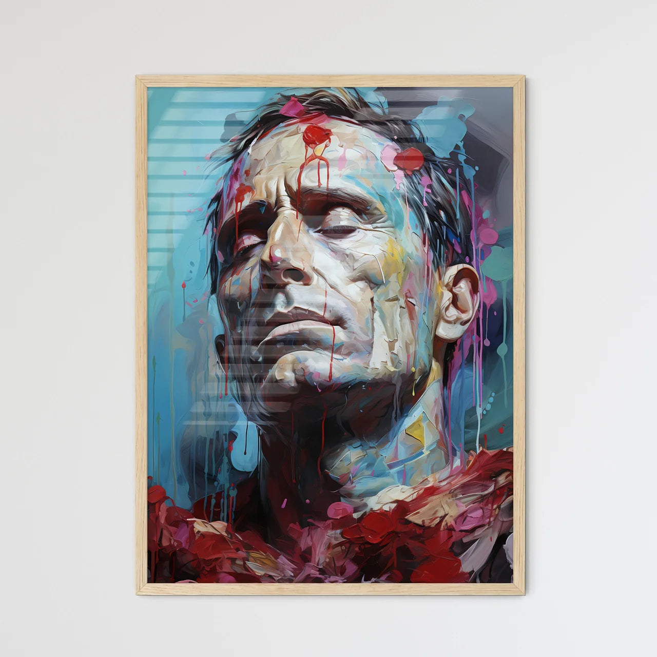 Julius Caesar Killed By Kleopatra - A Man Wi - Framed Art Print