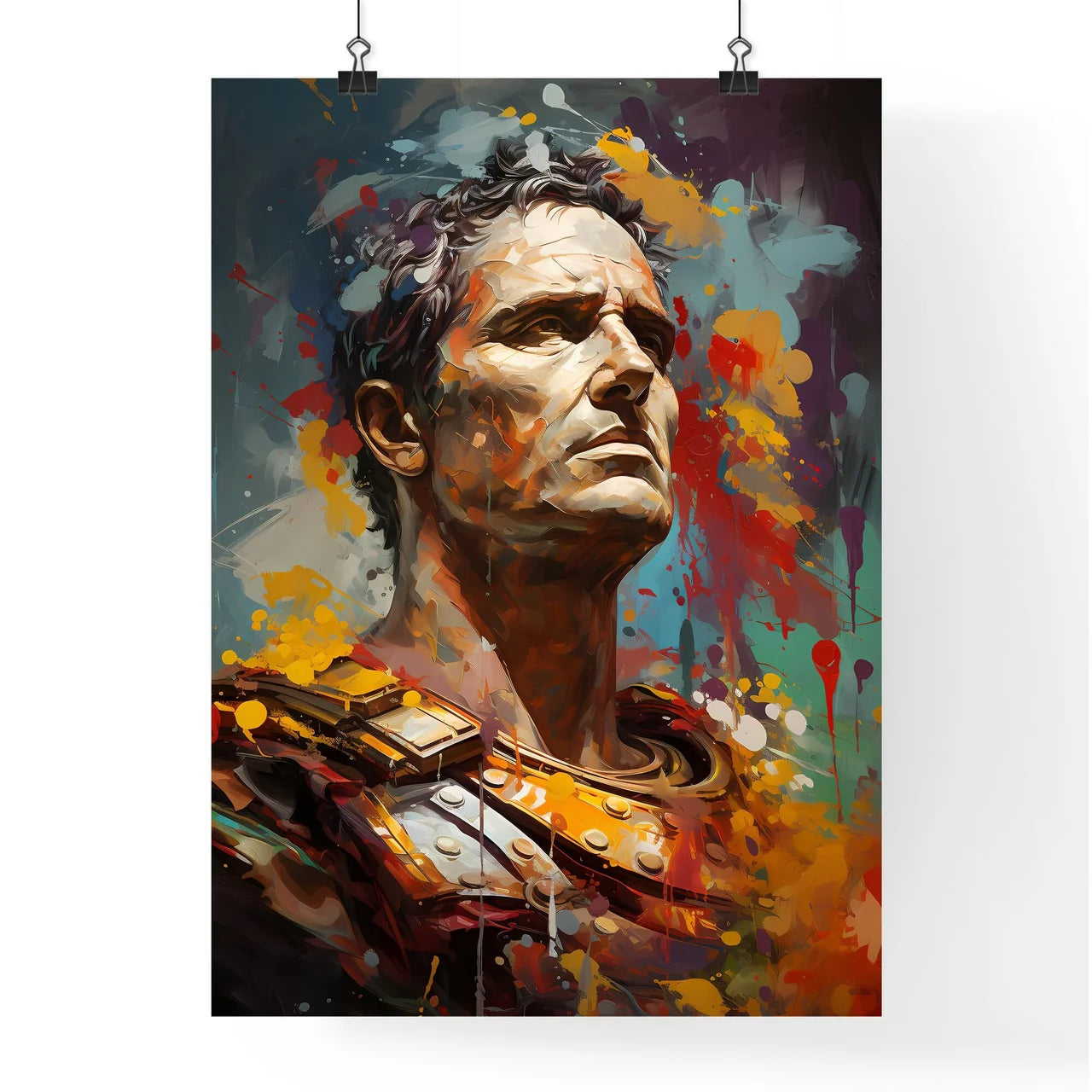 Julius Caesar Killed By Kleopatra - A Painti Poster