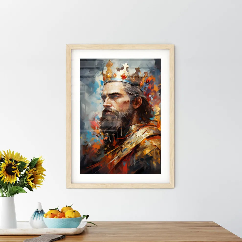 King Arthur Legendary British Warrior And Ki Framed Print