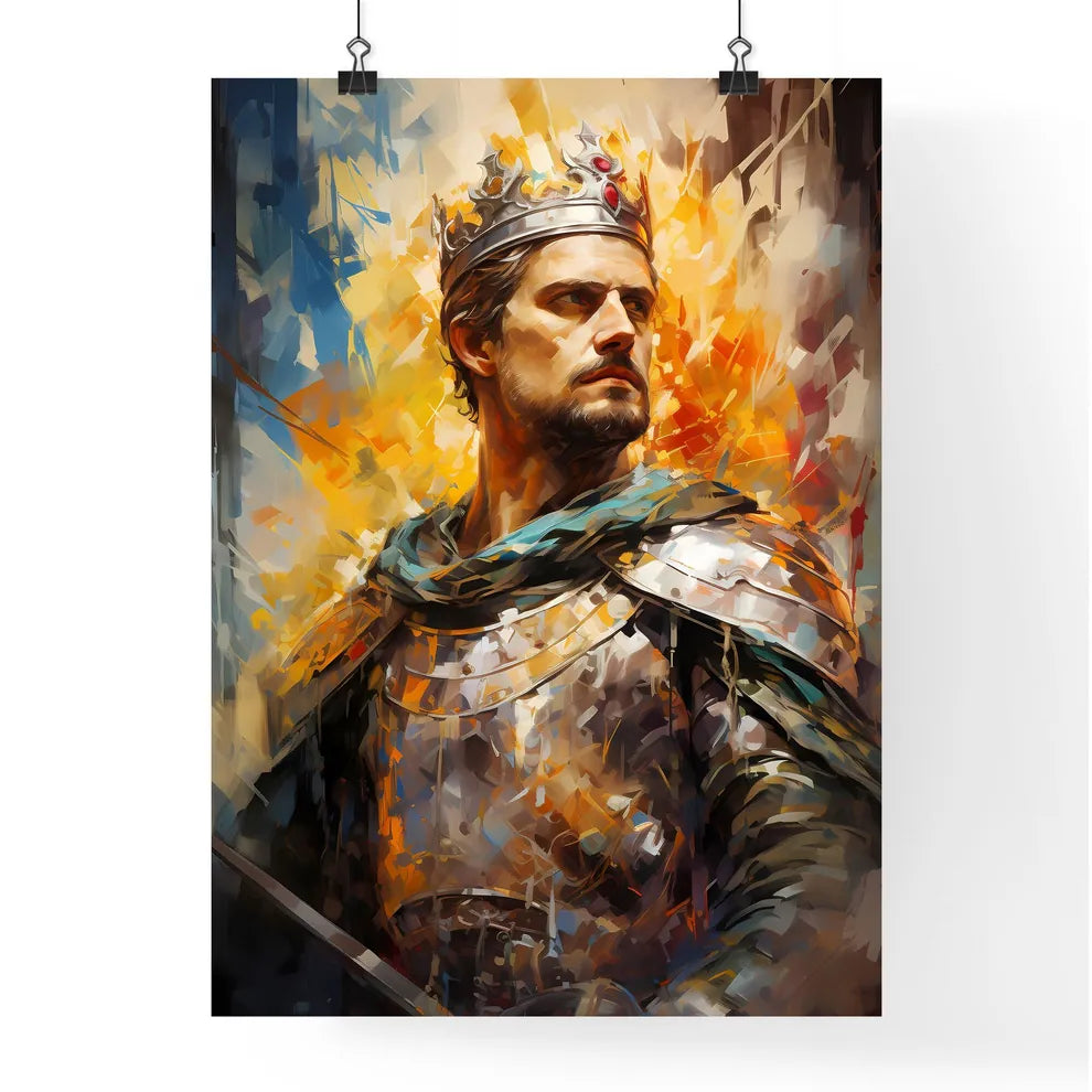 King Arthur Legendary British Warrior And King  Poster