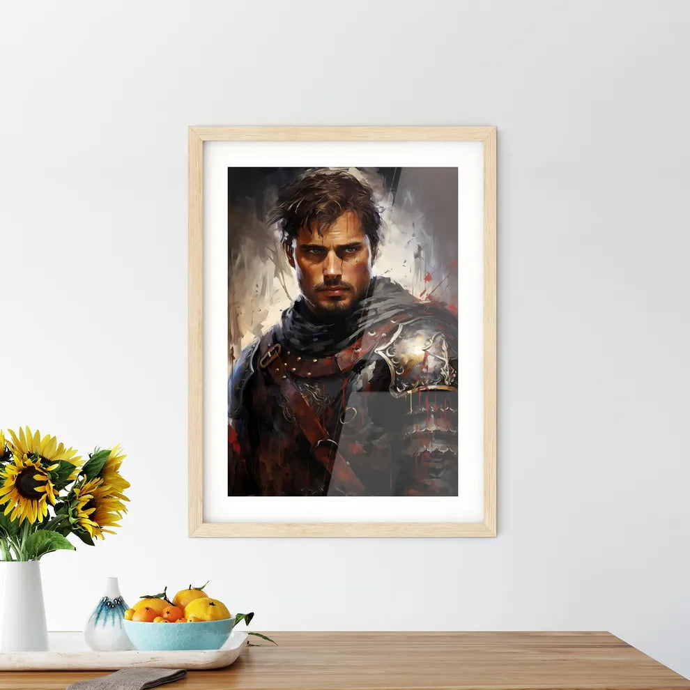 King Arthur Legendary British Warrior And Ki Framed Print