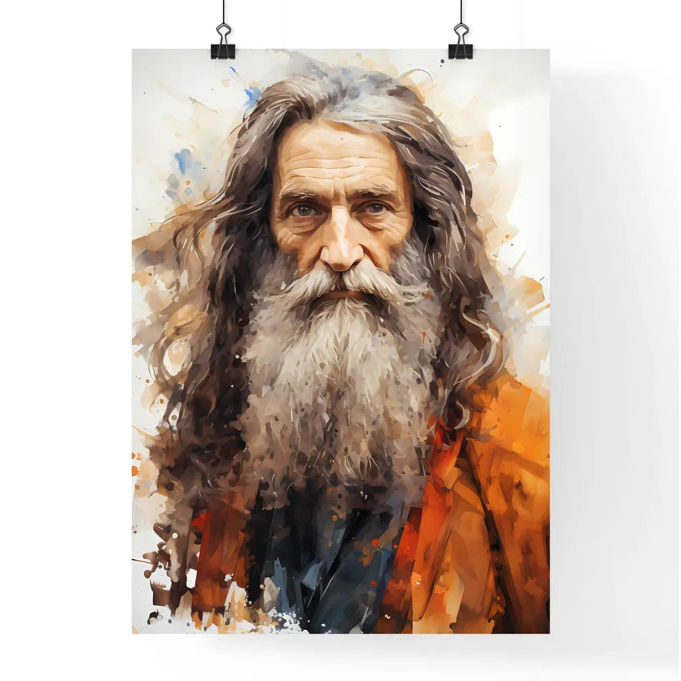 Leonardo Di Ser Piero Da Vinci - A Man With  Poster