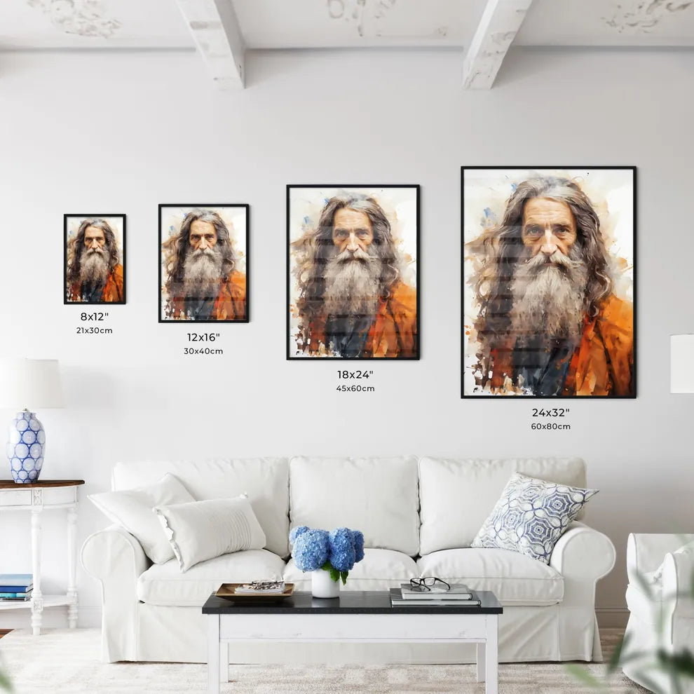 Leonardo Di Ser Piero Da Vinci - A Man With  - Kitchen Hangings