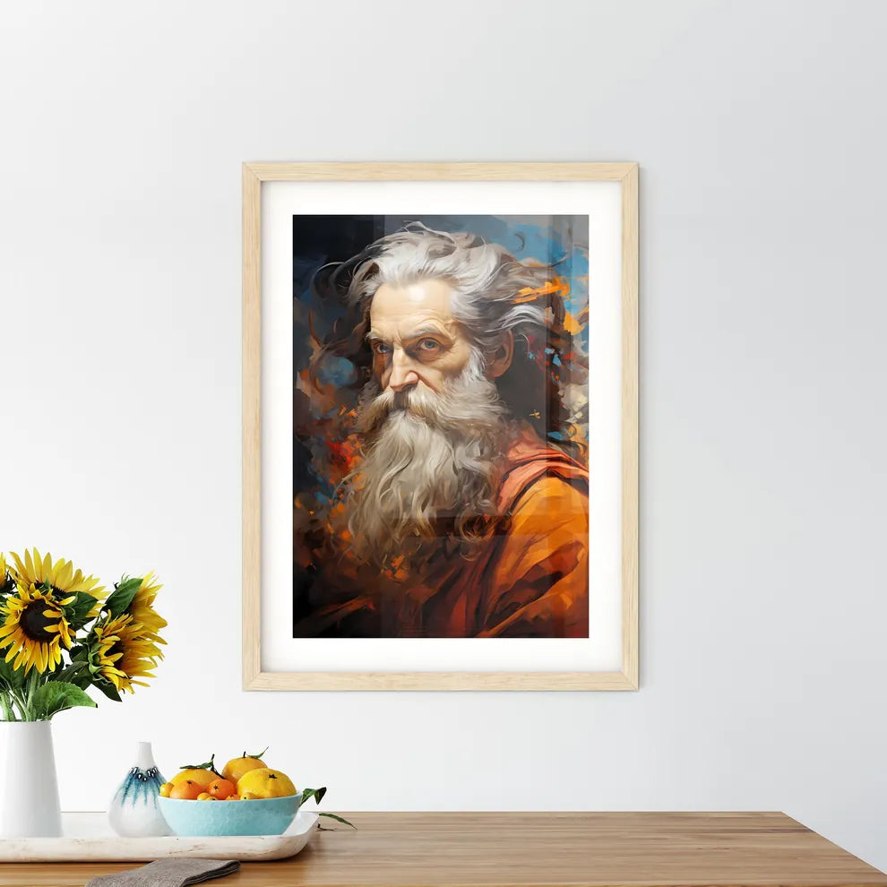 Leonardo Di Ser Piero Da Vinci - A Painting  Framed Print
