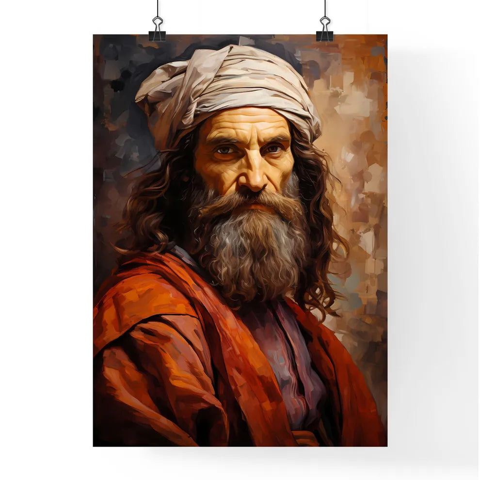Leonardo Di Ser Piero Da Vinci - A Painting Of A Man With A Turban Default Title