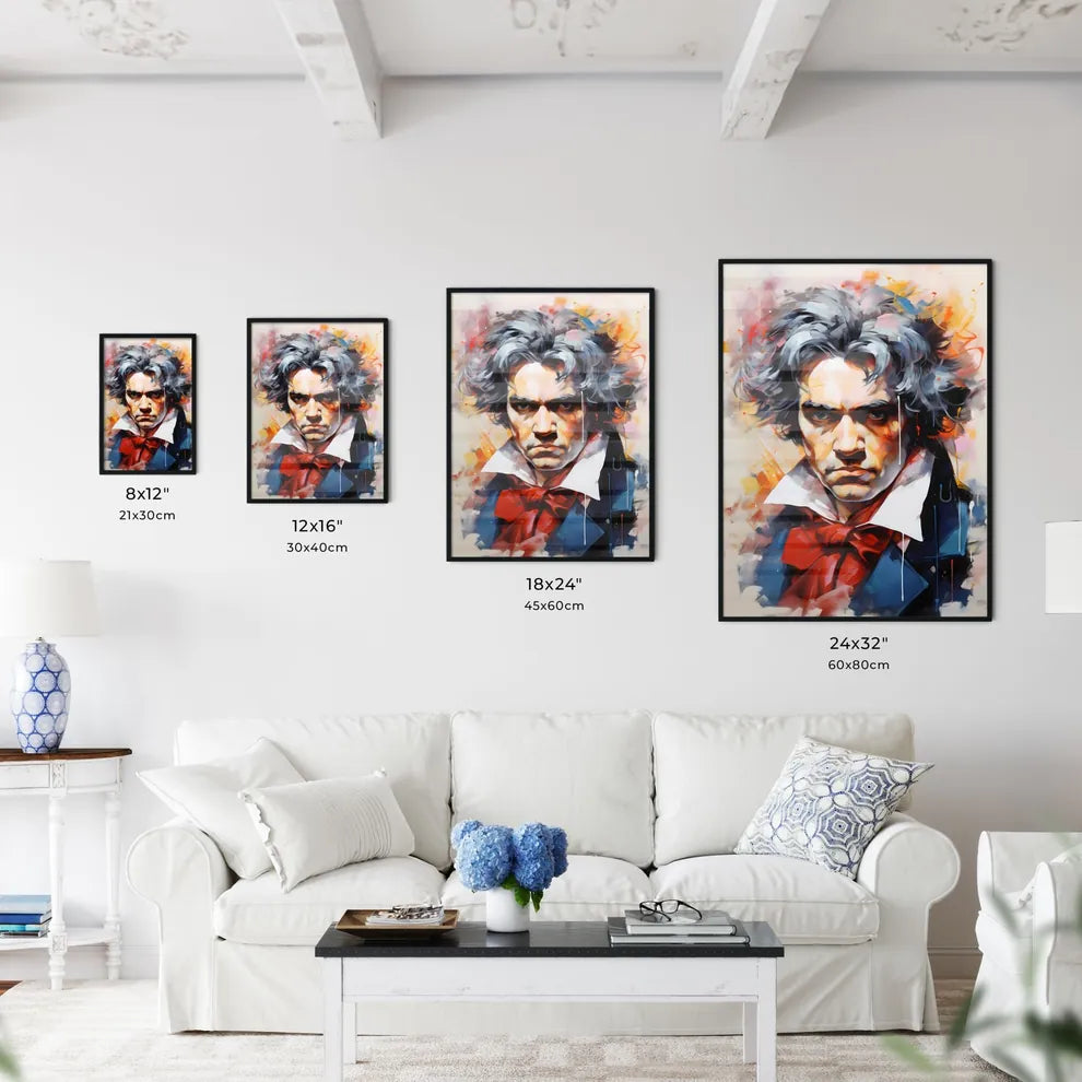 Ludwig Van Beethoven German Composer And Pia - Kitchen Hangings