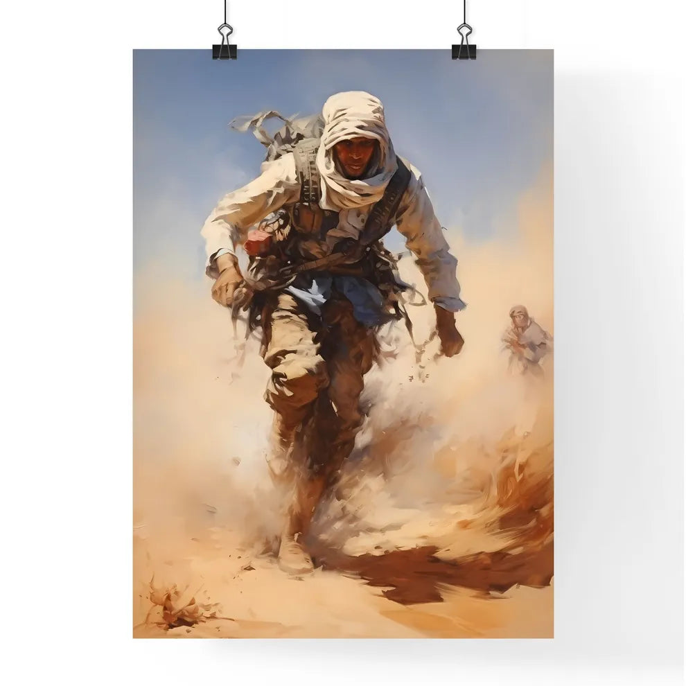 Making Sports In The Dunes Of Saudi Arabia  Poster