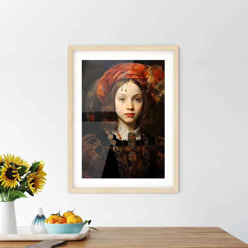 Margaret Tudor Daughter Of Henry Vii  Framed Print