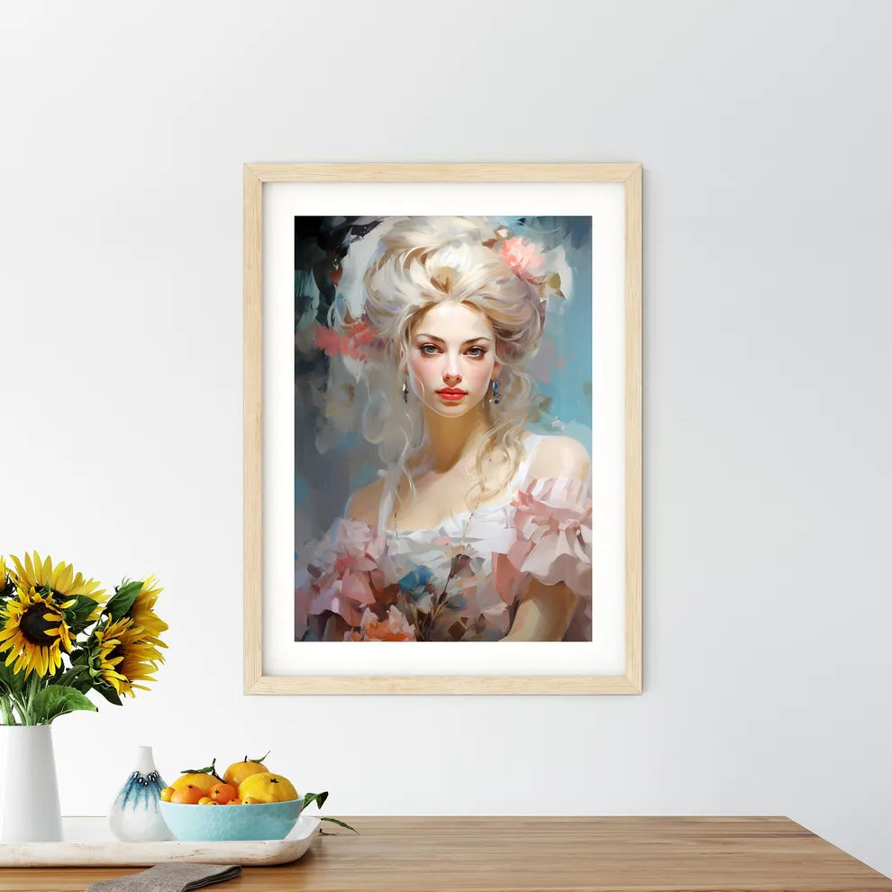 Marie Antoinette Austrian-Born Queen Of Fran Framed Print