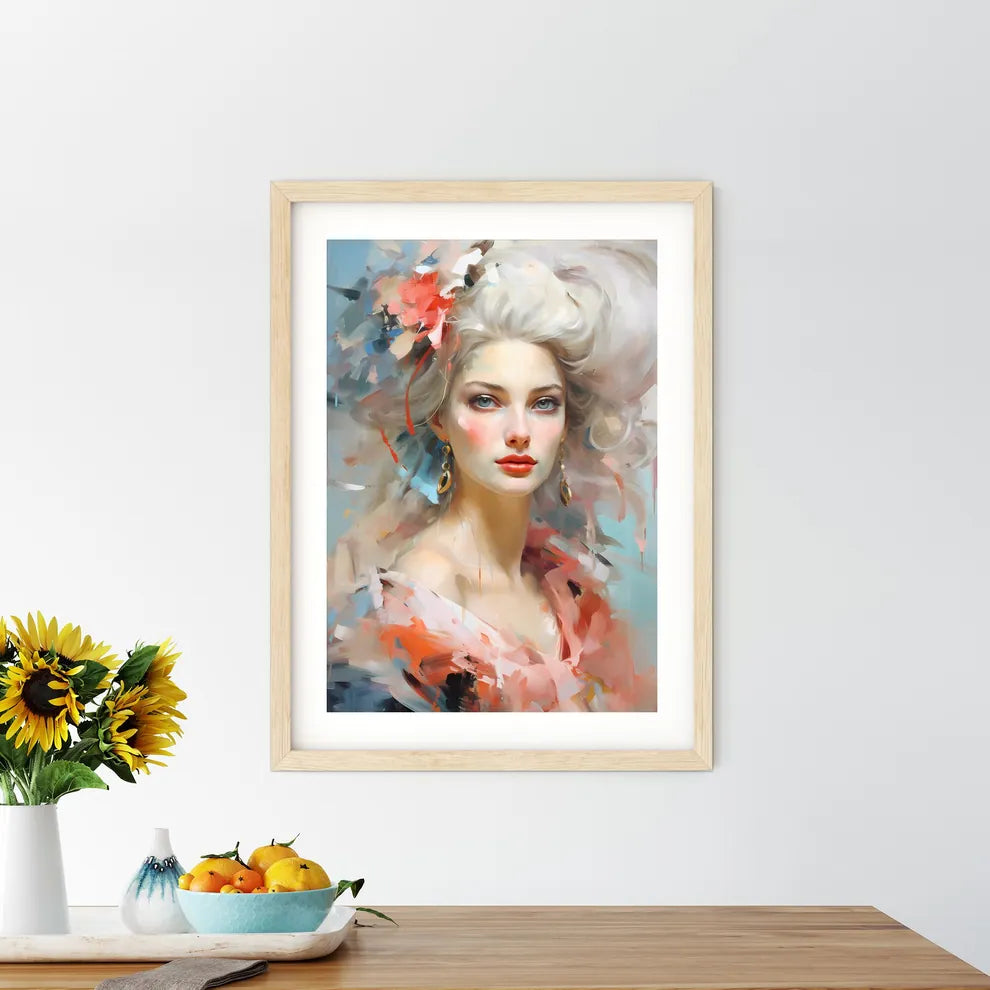 Marie Antoinette Austrian-Born Queen Of Fran Framed Print