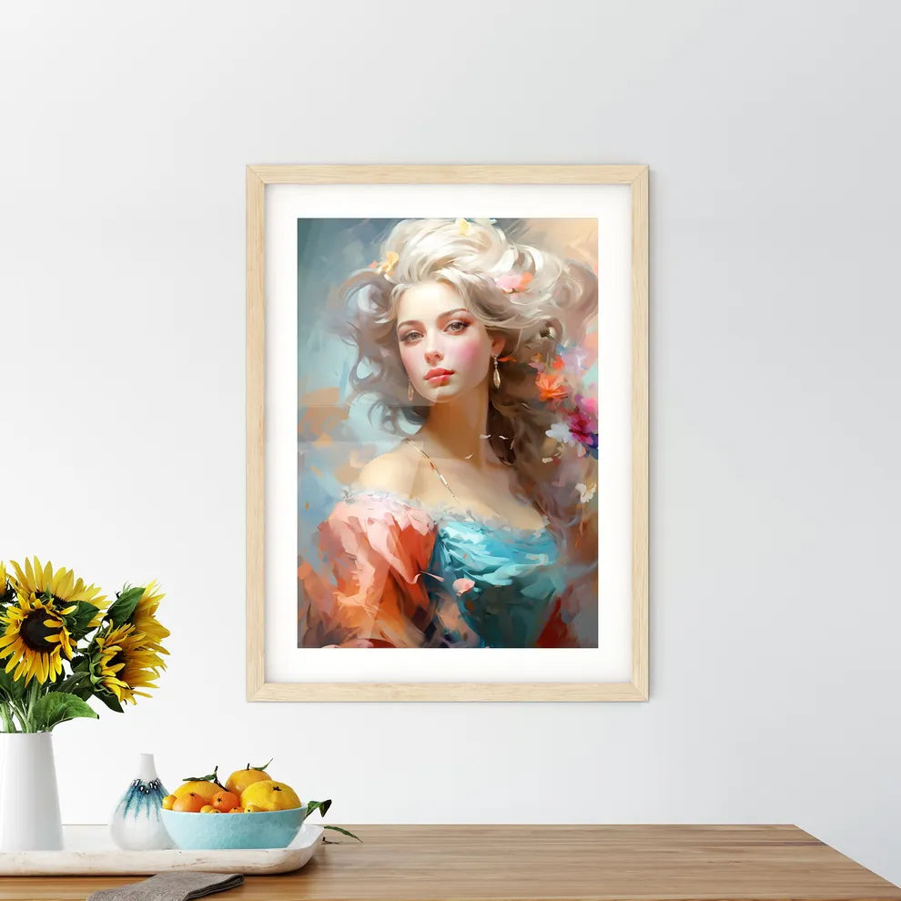 Marie Antoinette Austrian-Born Queen Of Fran Framed Print