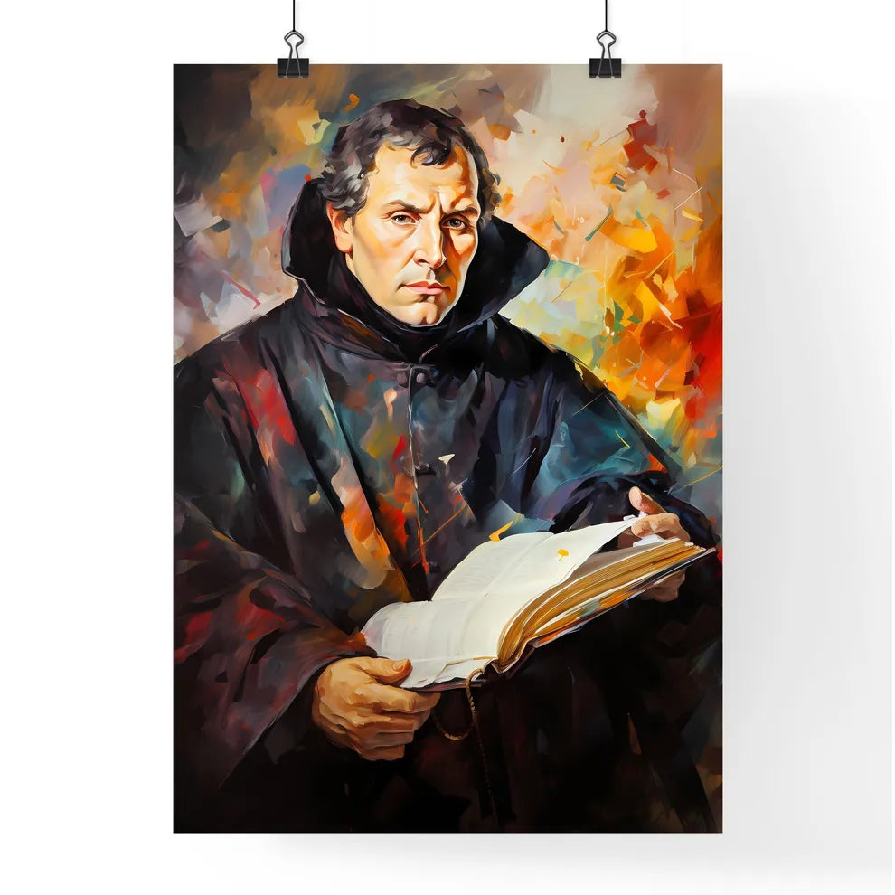 Martin Luther German Theologian  Poster