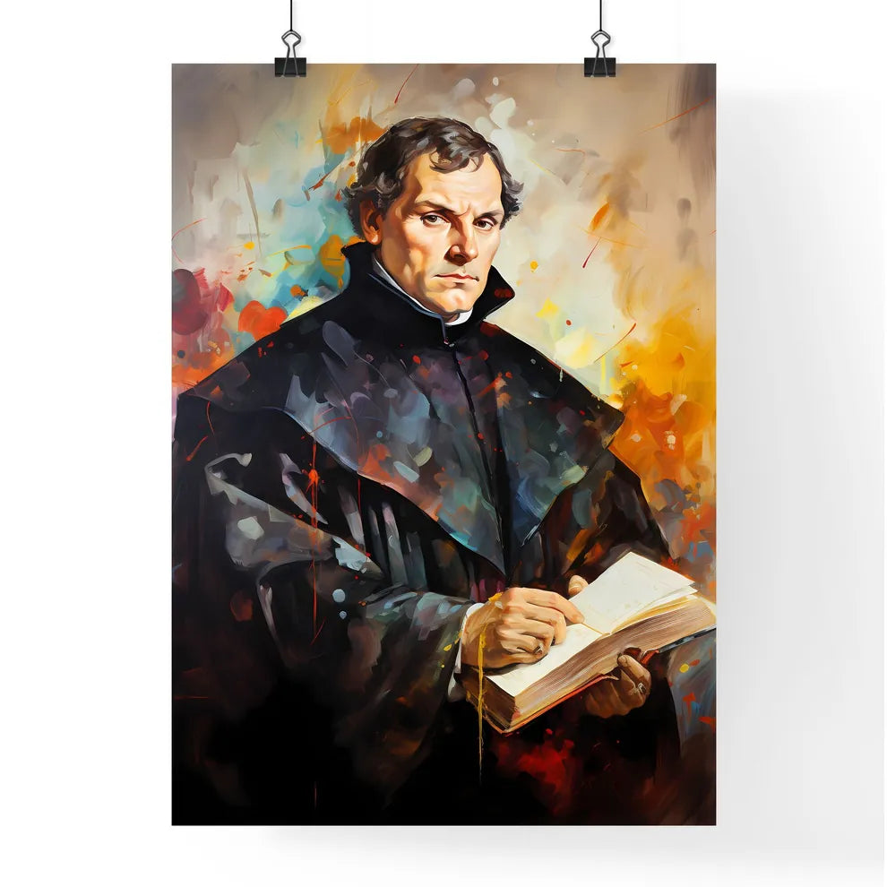 Martin Luther German Theologian  Poster