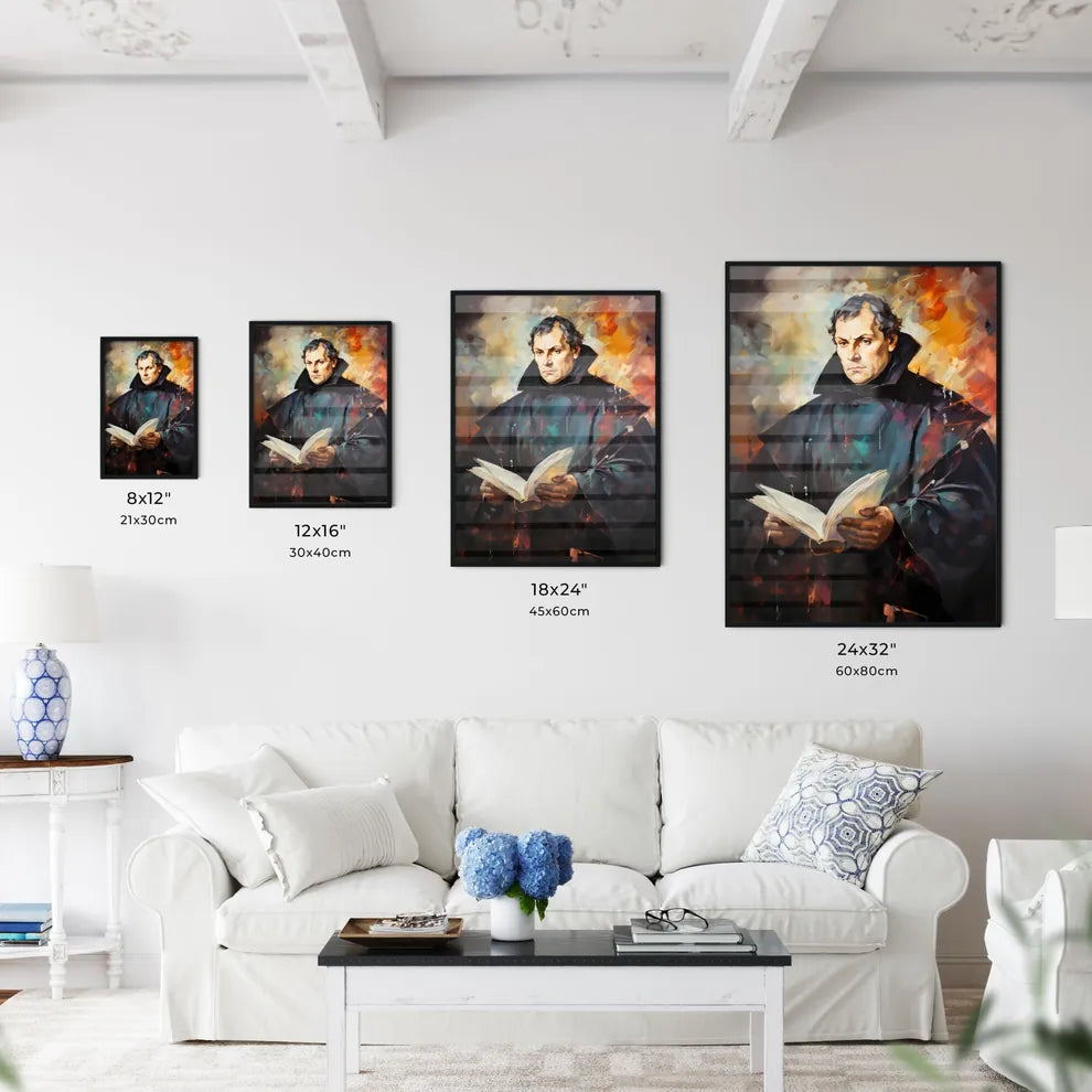 Martin Luther German Theologian - A Painting - Kitchen Hangings