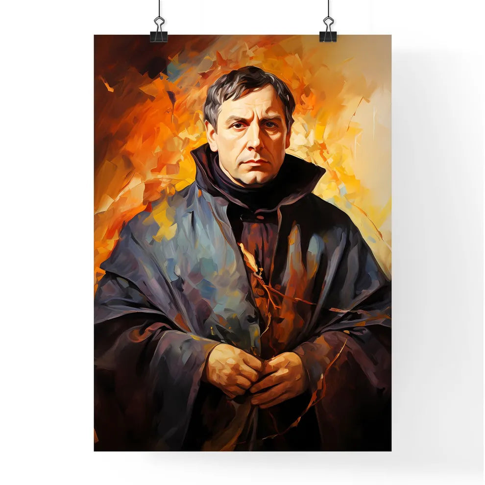 Martin Luther German Theologian  Poster