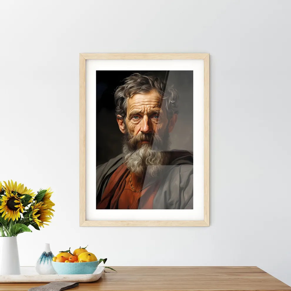 Michelangelo Buonarroti - A Man With A Beard Default Title