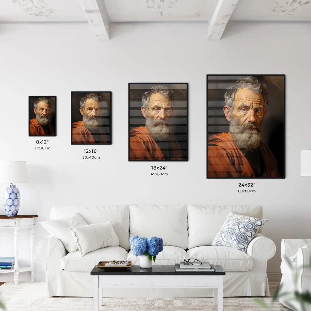 Michelangelo Buonarroti - A Man With A Beard Default Title