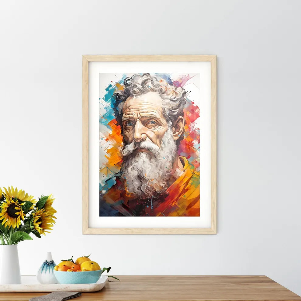 Michelangelo Buonarroti - A Painting O Framed Print