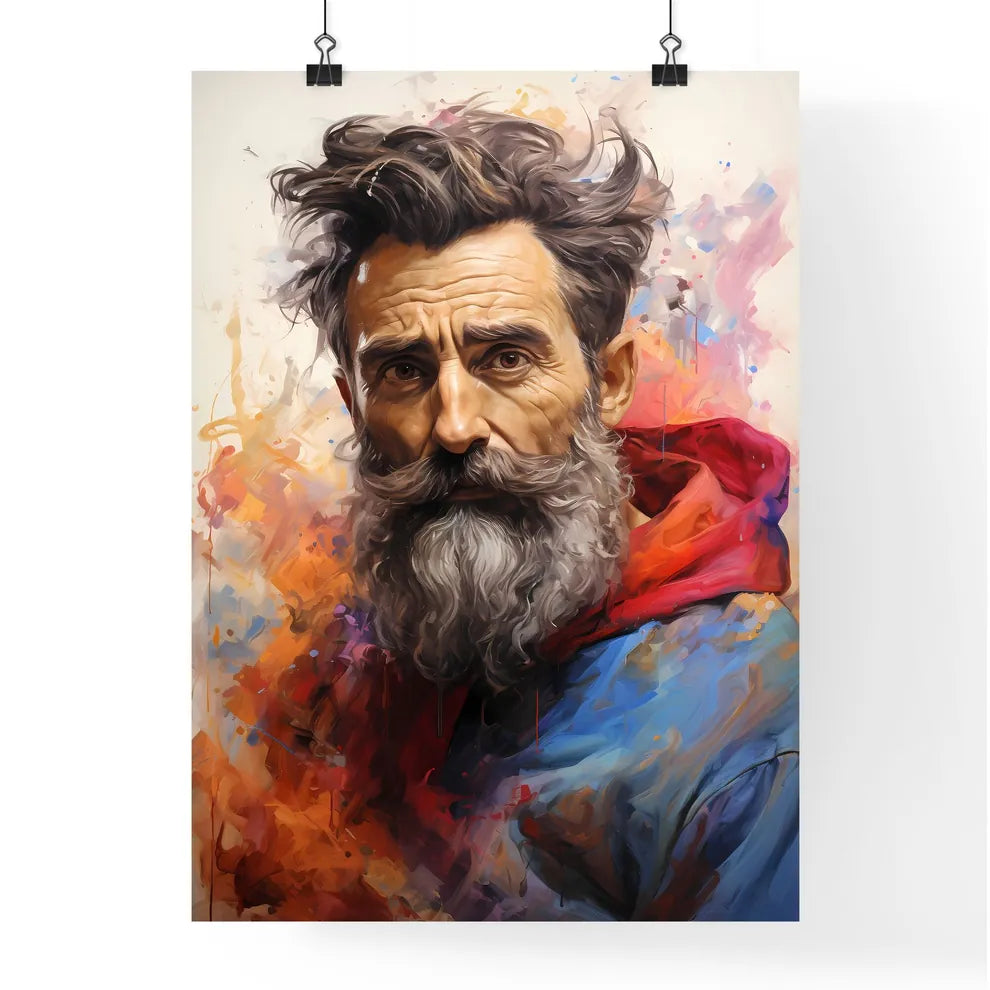 Michelangelo Italian Sculptor And Painter  Poster