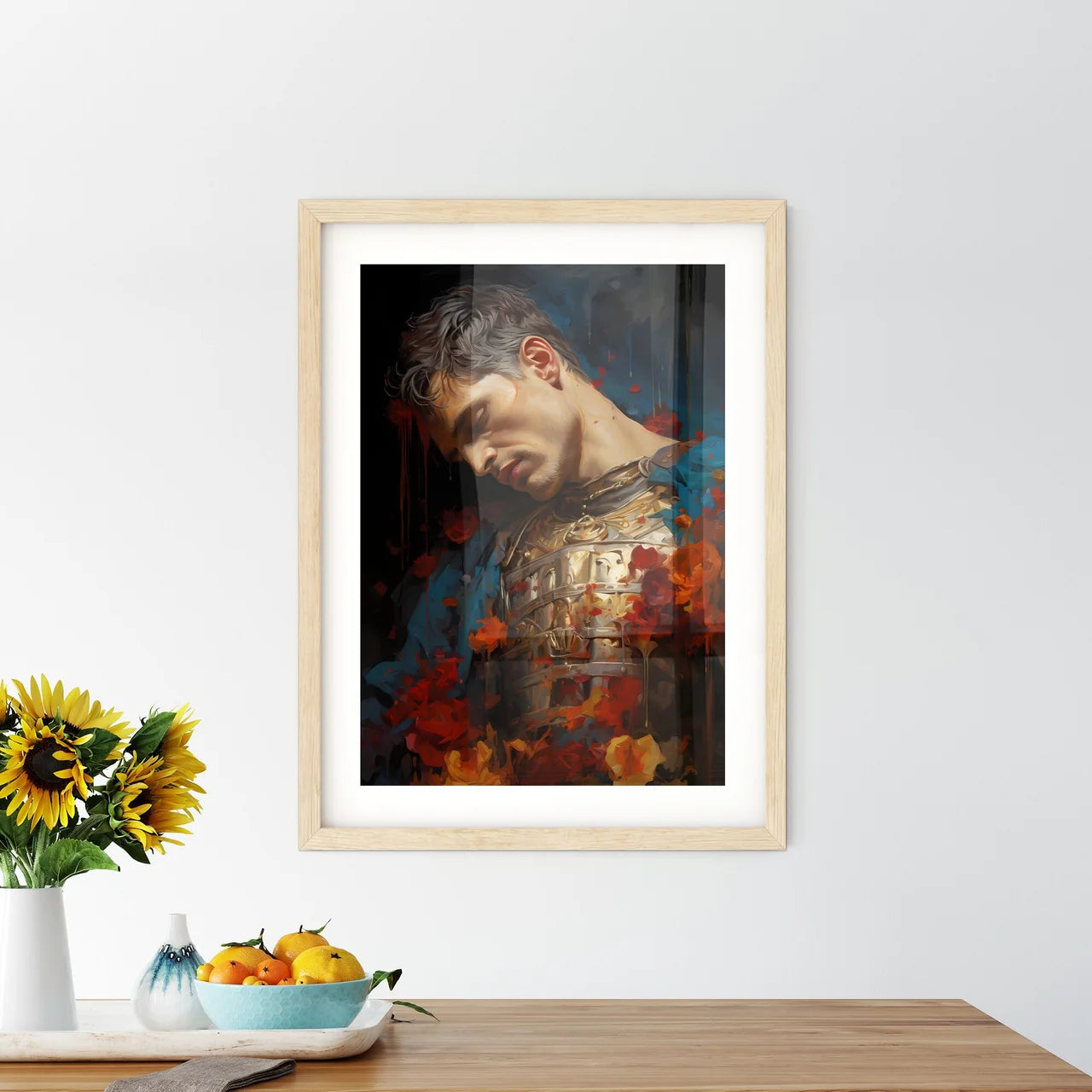 Nero Kills Kleopatra - A Man In Arm Framed Print