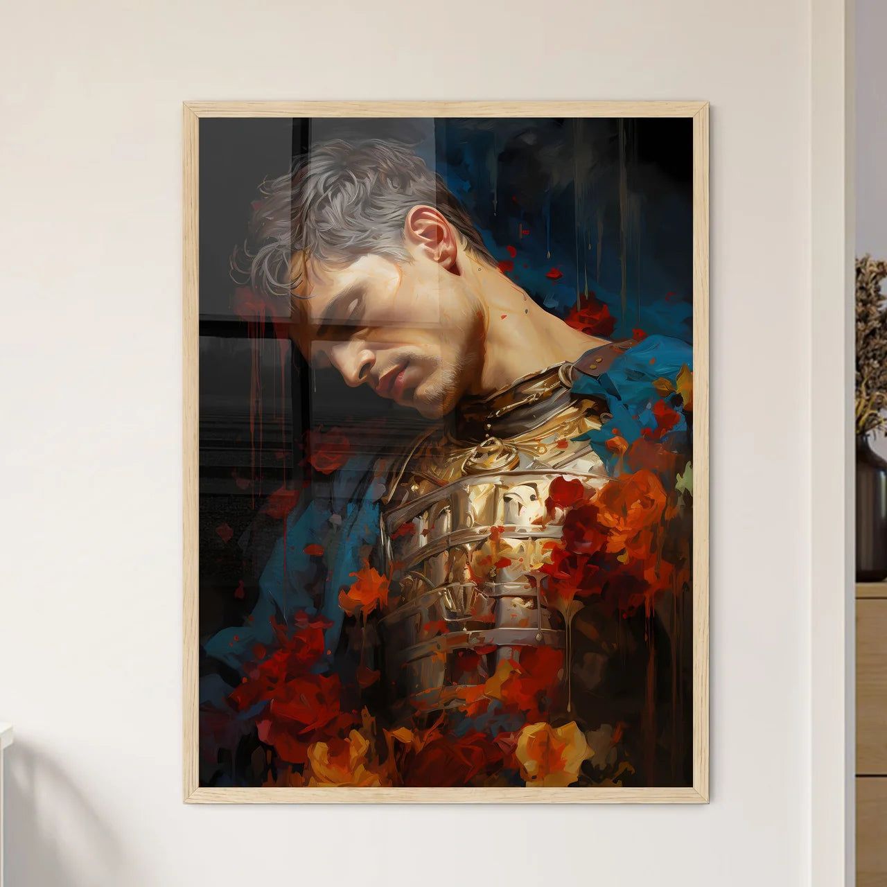 Nero Kills Kleopatra - A Man In Arm - Framed Art Print