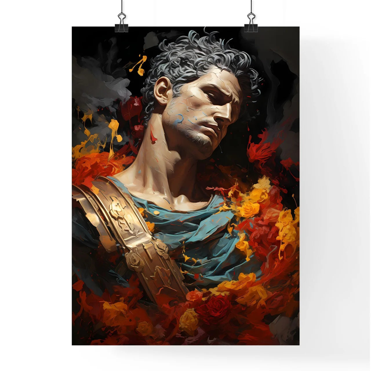 Nero Kills Kleopatra - A Statue Of  Poster