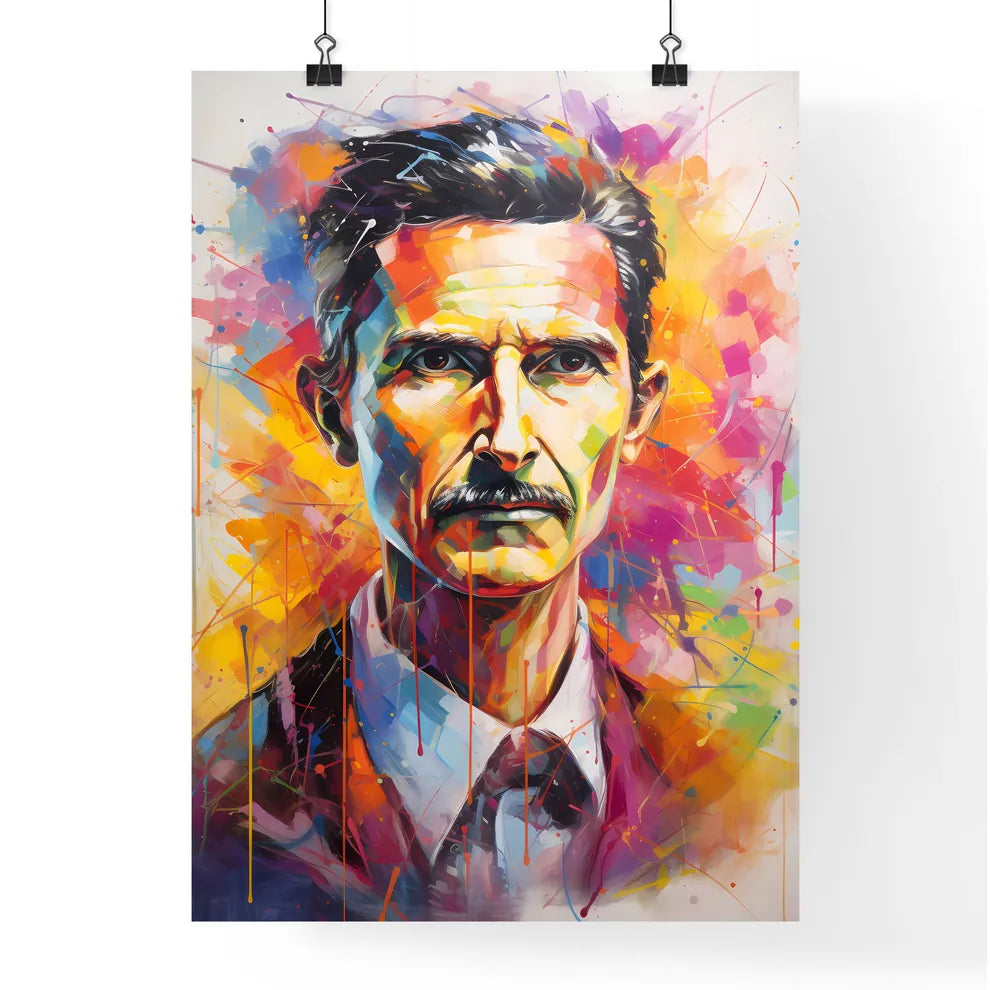 Nikola Tesla Serbian Poster